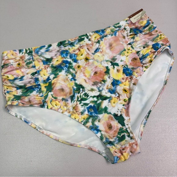Artesands | High Waist Floral Women's Swim bottoms - Picture 1 of 7